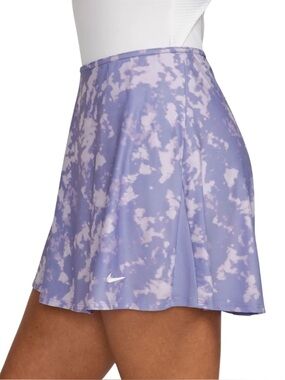 New NIKE Victory Dri-FIT Preppy Tennis Skirt Skort Lilac Purple Ice White XS